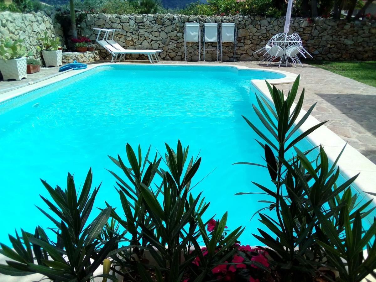Villa Manzella Piscina Privata Cinisi Ngoại thất bức ảnh
