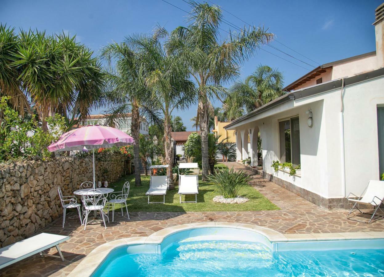 Villa Manzella Piscina Privata Cinisi Ngoại thất bức ảnh