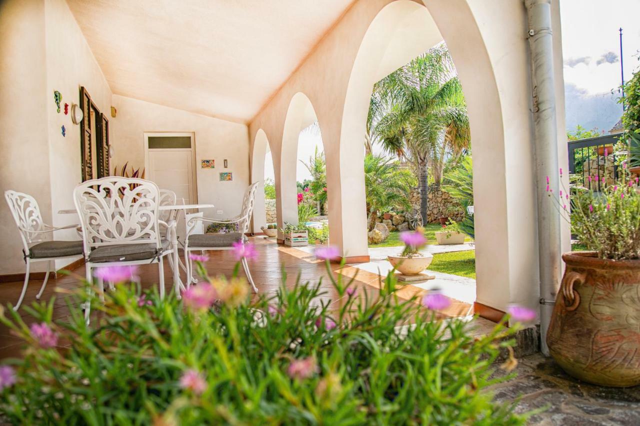 Villa Manzella Piscina Privata Cinisi Ngoại thất bức ảnh