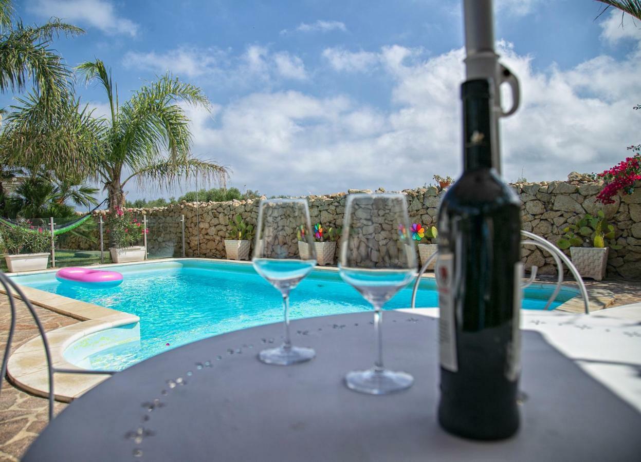 Villa Manzella Piscina Privata Cinisi Ngoại thất bức ảnh
