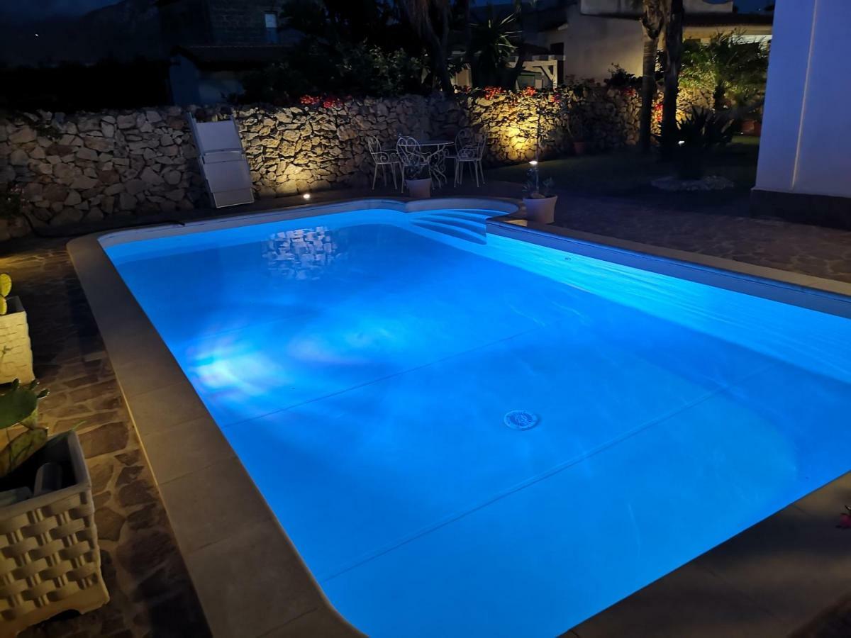 Villa Manzella Piscina Privata Cinisi Ngoại thất bức ảnh